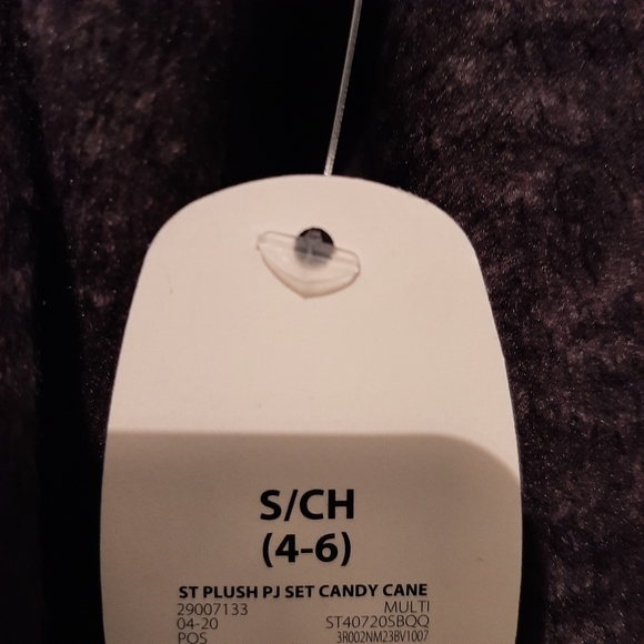 Secret Treasures Plush PJ Set Candy Cane Size Small, Med & Lrg - Picture 11 of 16